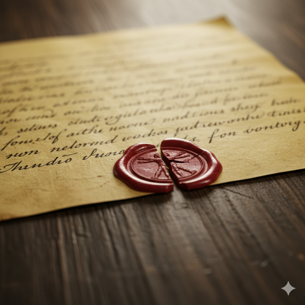 Lettre mystérieuse du mentor disparu