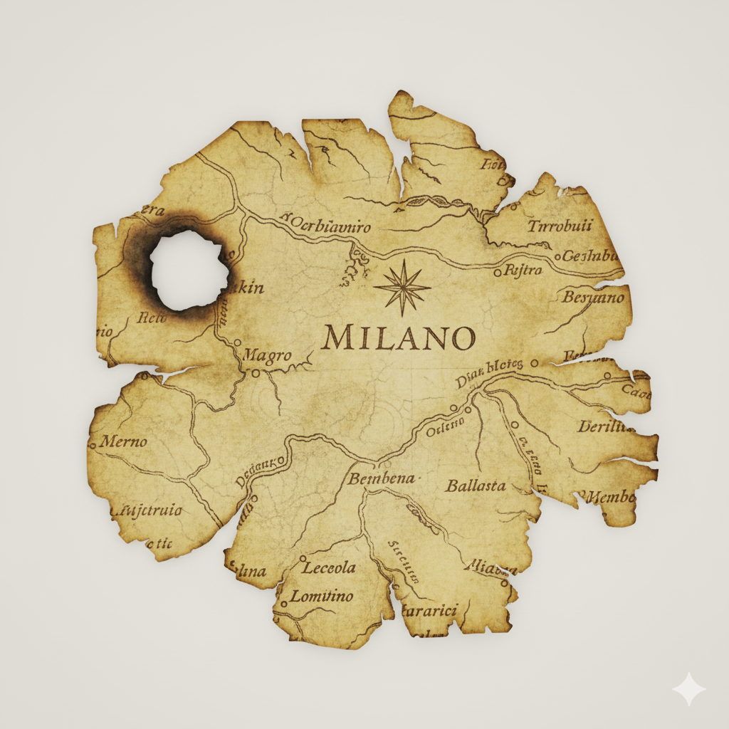 Fragment de carte de la Lombardie